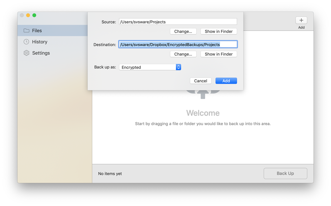 how to move files to dropbox on mac